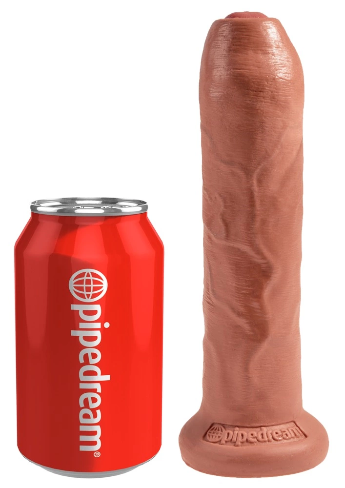 Realistyczne dildo do masturbacji wykonane z polichlorku winylu w kolorze beżowym King Cock 18 cm Realistyczne dildo do masturbacji wykonane z polichlorku winylu w kolorze beżowym King Cock 18 cm
