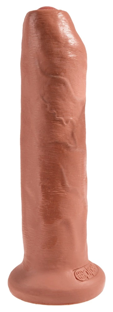 Realistyczne dildo do masturbacji wykonane z polichlorku winylu w kolorze beżowym King Cock 18 cm Realistyczne dildo do masturbacji wykonane z polichlorku winylu w kolorze beżowym King Cock 18 cm