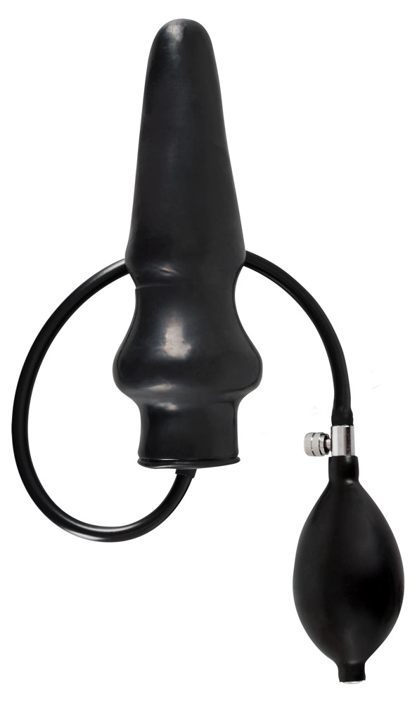 Nadmuchiwany korek analny wykonany z czarnego lateksu LATEX Plug Inflatable Nadmuchiwany korek analny wykonany z czarnego lateksu LATEX Plug Inflatable