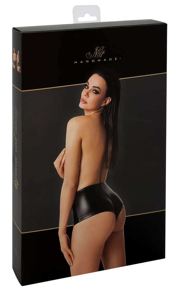 Noir Orgia Mysteria Wysokie Majtki Skorzane Powerwet Look Czarne S