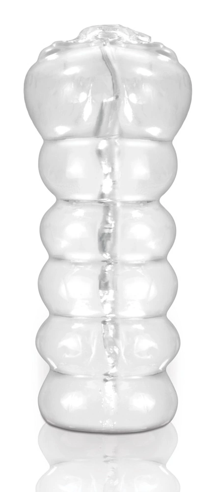 Pipedream PET Transparent - Intymny rękaw z anatomicznym otworem, 14,8 cm