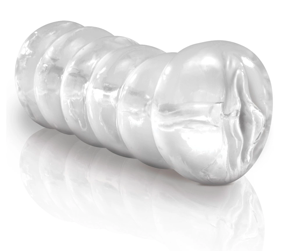 Pipedream PET Transparent - Intymny rękaw z anatomicznym otworem, 14,8 cm