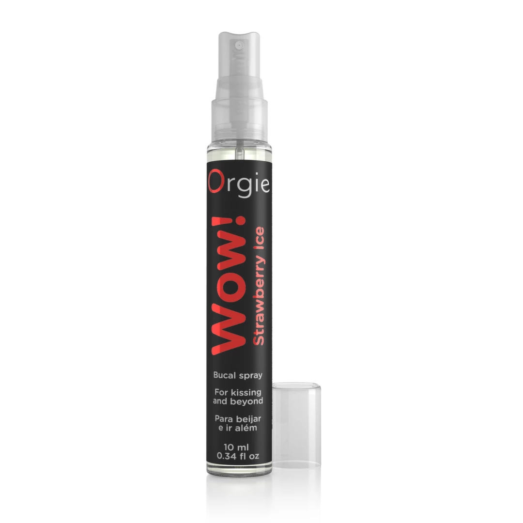 Spray do seksu oralnego o smaku mięty i truskawki z efektem chłodzącym Orgie 10 ml