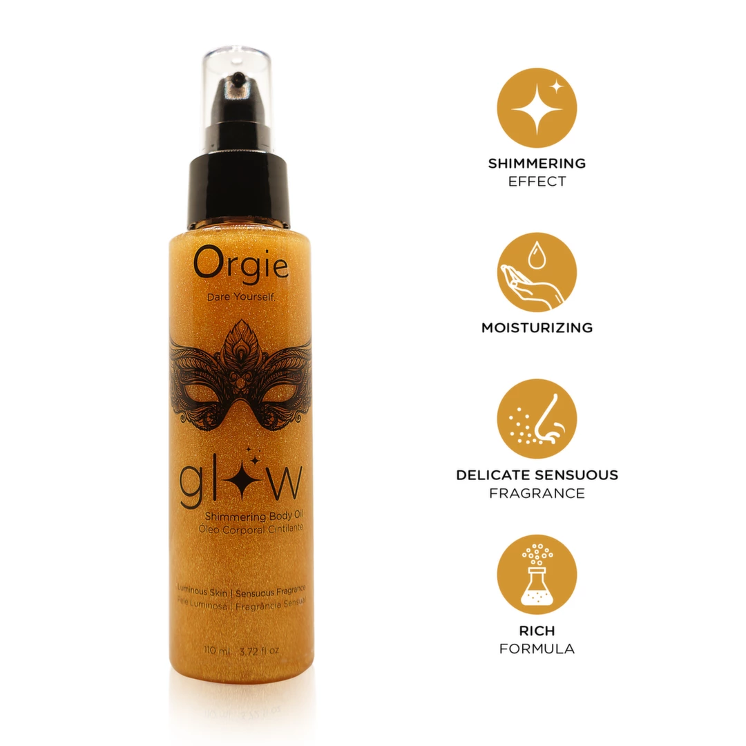 Olejek do masażu z aromatem owoców i wanilii Orgie 110 ml