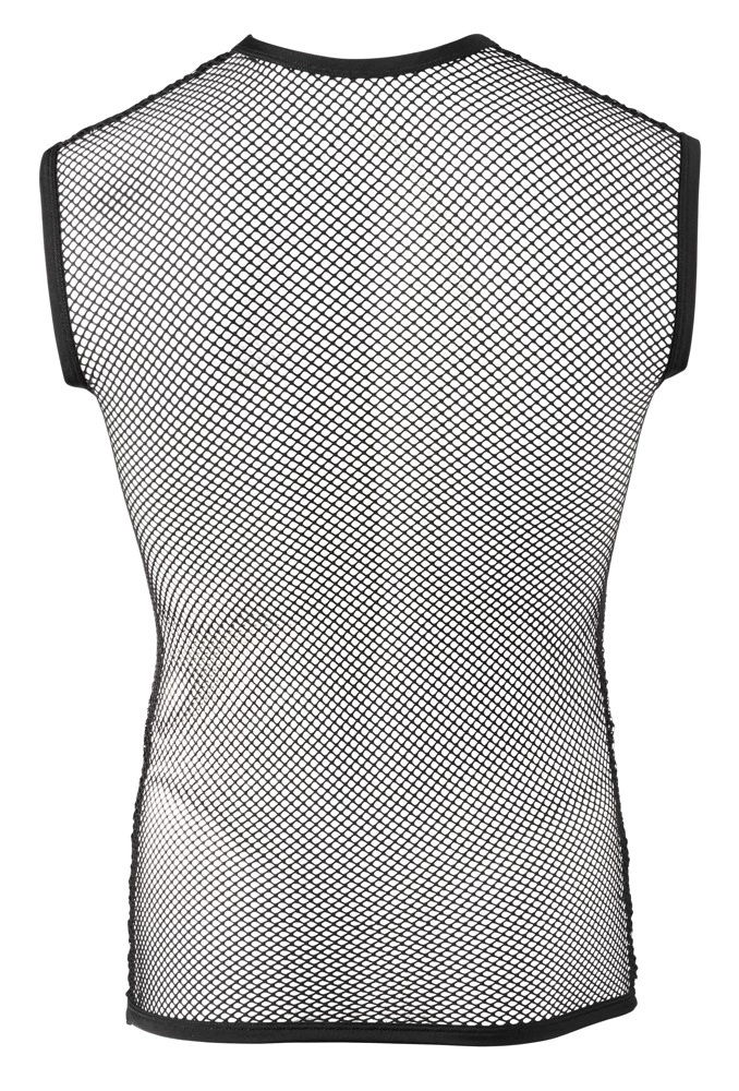 Svenjoyment - Męski Bezrękawnik Z Grubej Siateczki Czarny M/L