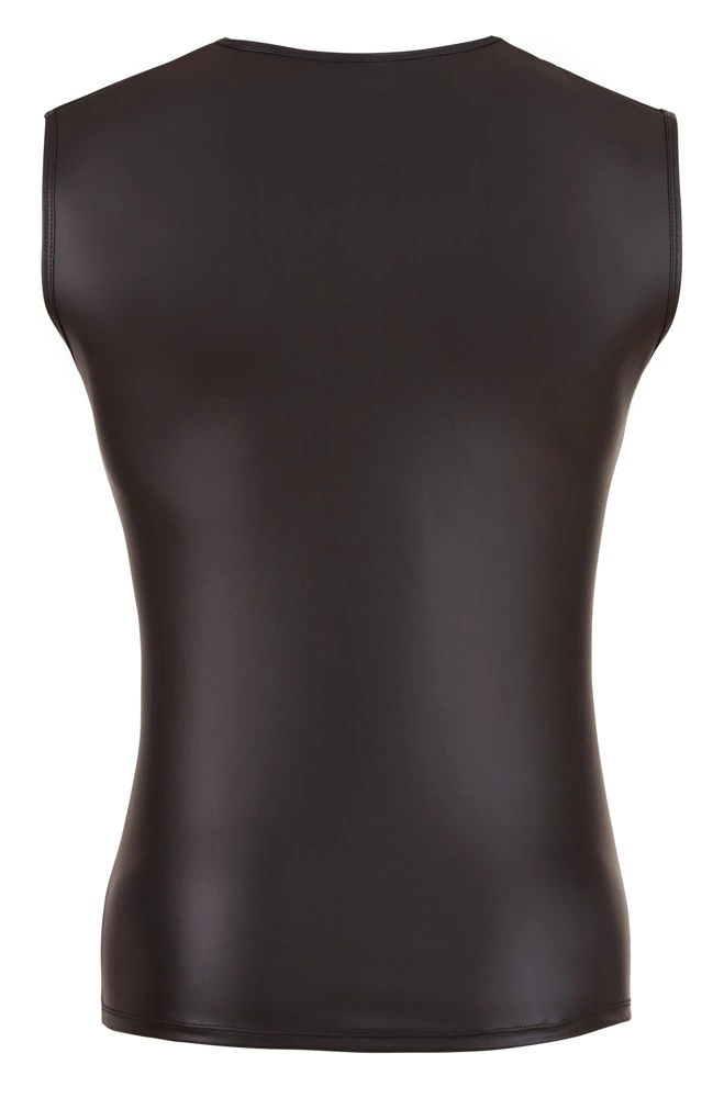 Svenjoyment Top Męski Siateczkowy Bezrękawnik Matowy Czarny 2XL