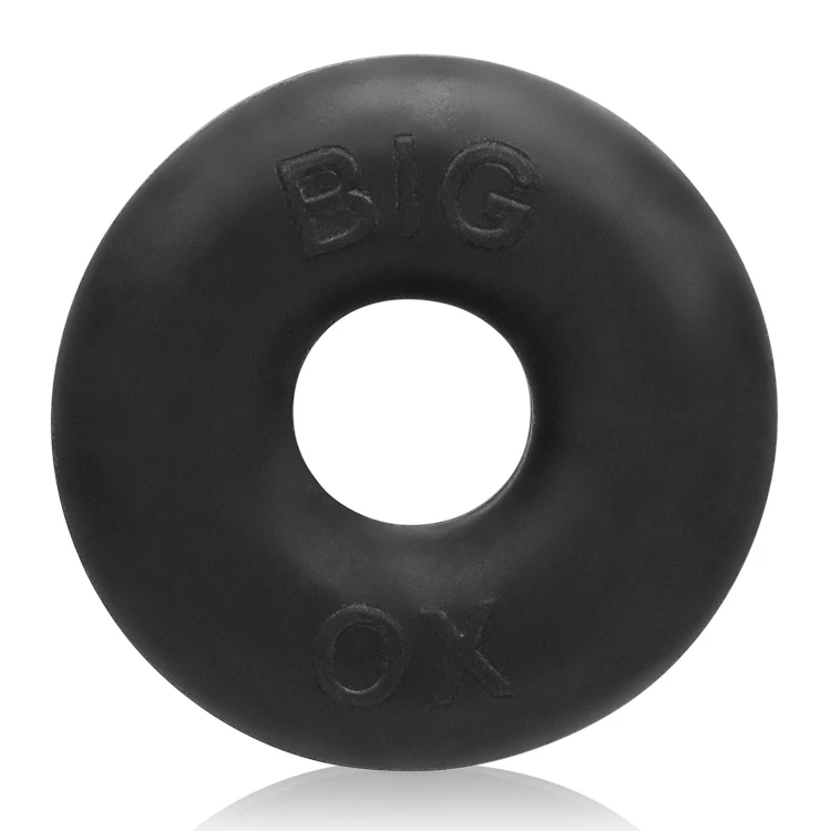 Pierścień erekcyjny silikonowy czarny na penisa Oxballs Big Ox Cockring 