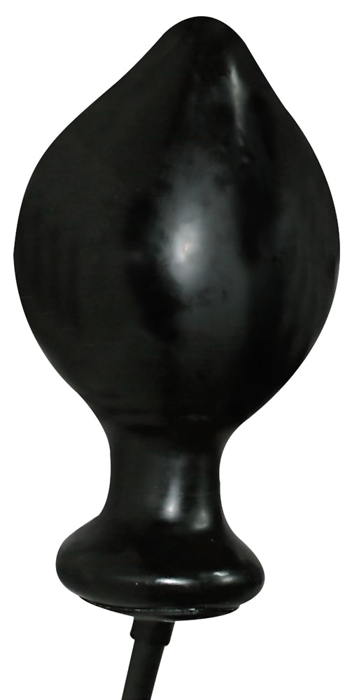 Pompowany korek analny wykonany z czarnego silikonu You2Toys Anal Expert 13 cm