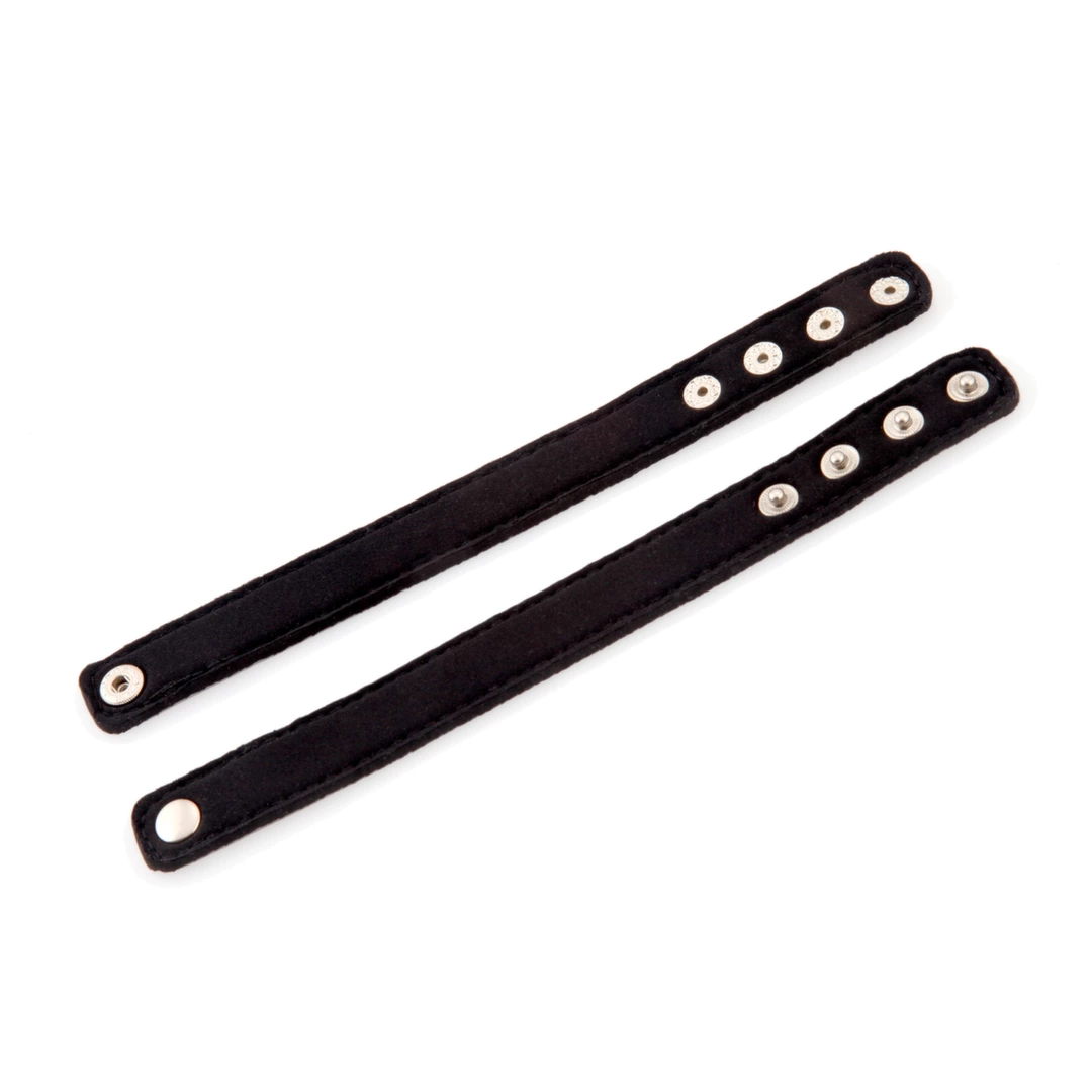 Opaska na penisa сzarna neoprenowa z regulacją średnicy Perfect Fit Neoprene Snap Cockrings 