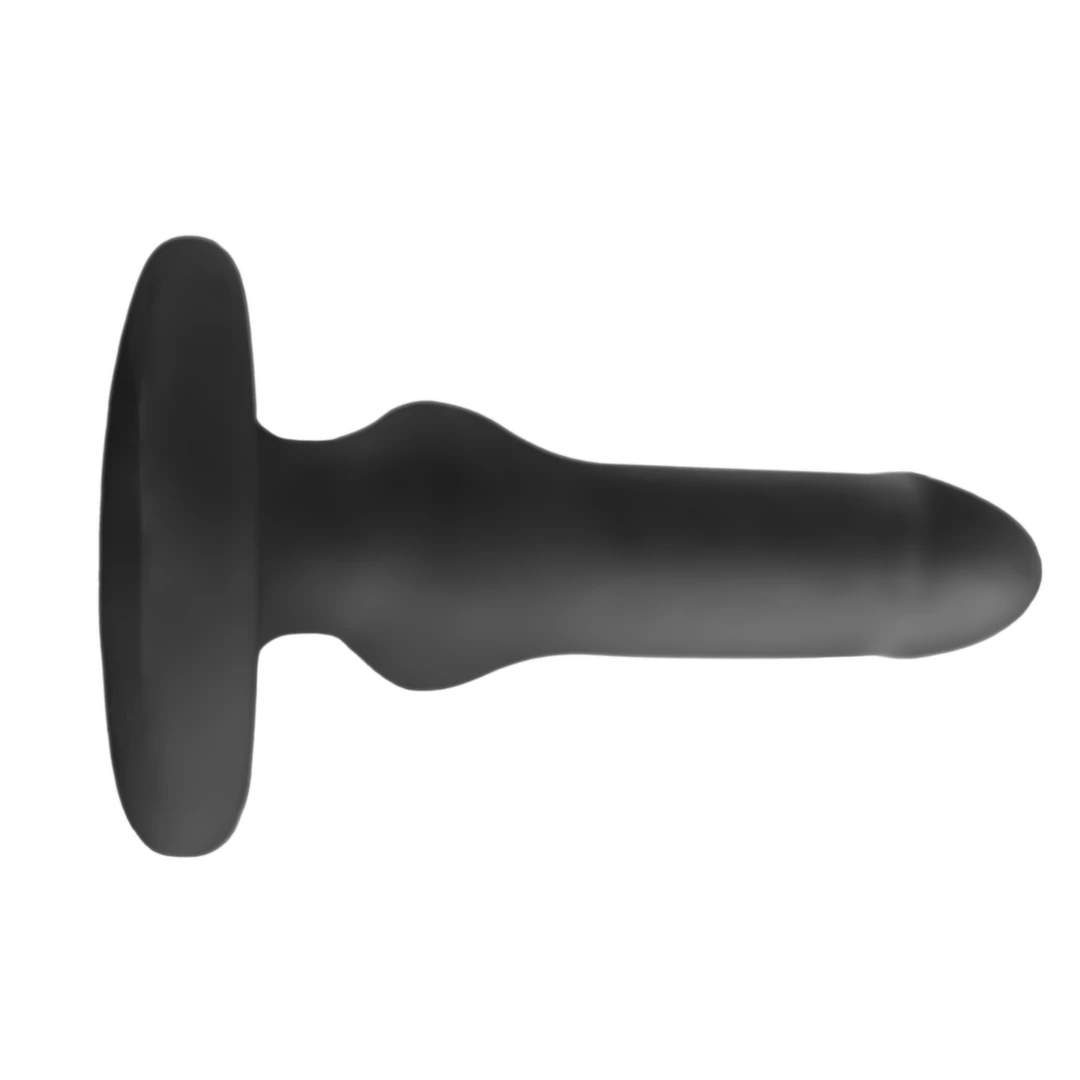 Korek analny wykonany z czarnego silikonu XL Perfect Fit Hump Gear XL 