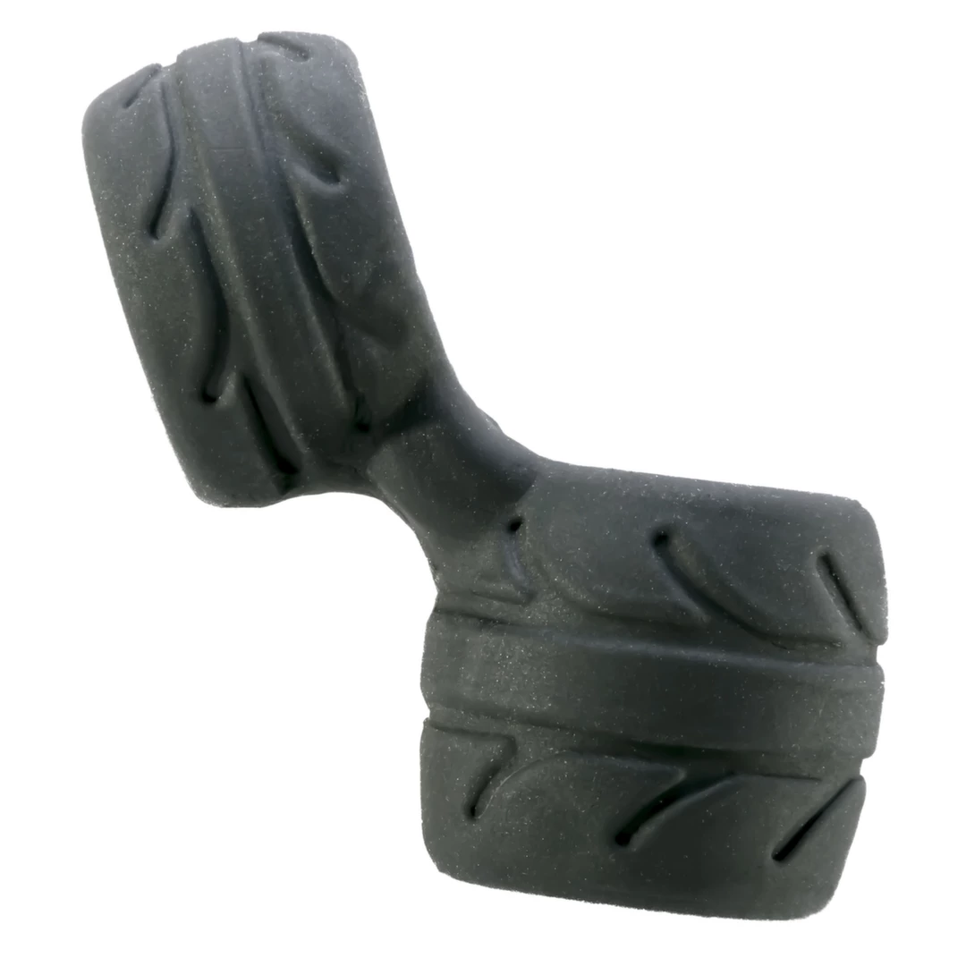 Pierścień podwójny erekcyjny silikonowy czarny kolor na penisa i jądra Perfect Fit SilaSkin Cock & Ball 