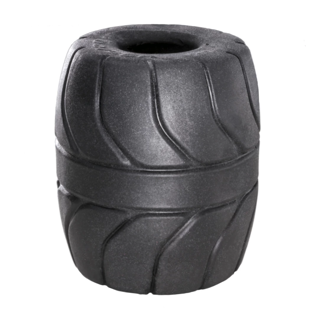 Rozciągacz do jąder czarny z silikonu i elastometru termoplastycznego Perfect Fit SilaSkin Ball 