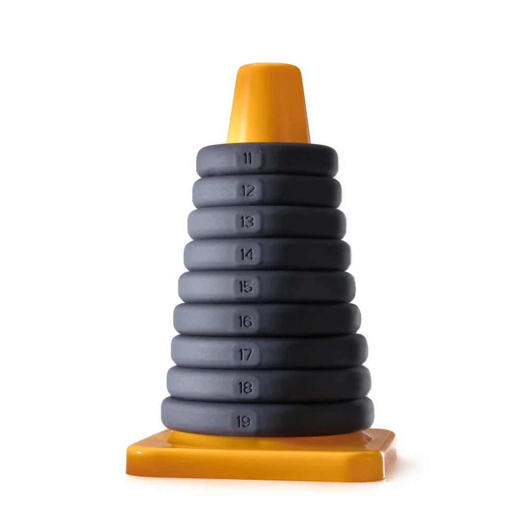 Zestaw pierścieni erekcyjnych z czarnego silikonu w 14 rozmiarach Perfect Fit Play Zone Kit