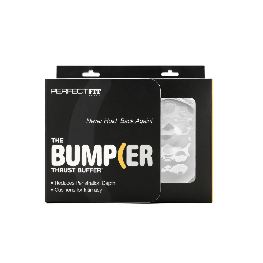 Pierścień erekcyjny silikonowy biały w kształcie pączka na penisa i jądra Perfect Fit The Bumper 