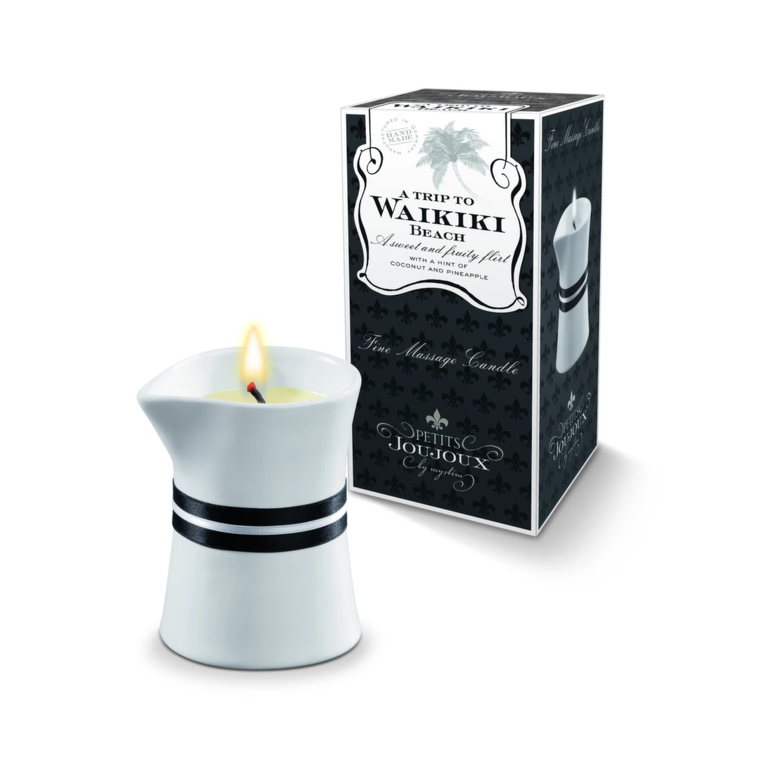Świeca do masażu z aromatem kokosa i ananasa Petits Joujoux 120g