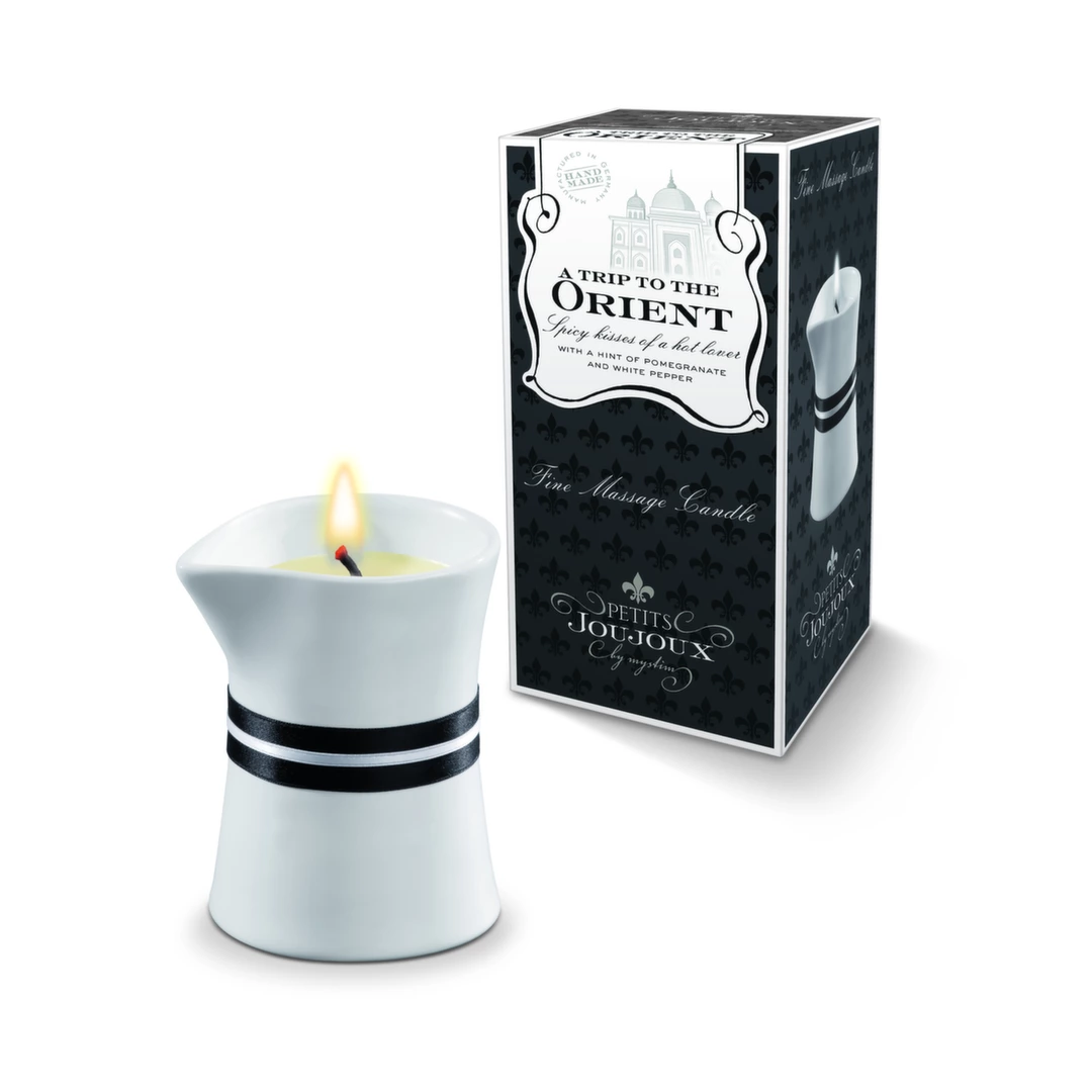 Świeca do masażu z aromatem granatu i białym pieprzem Petits Joujoux 120g