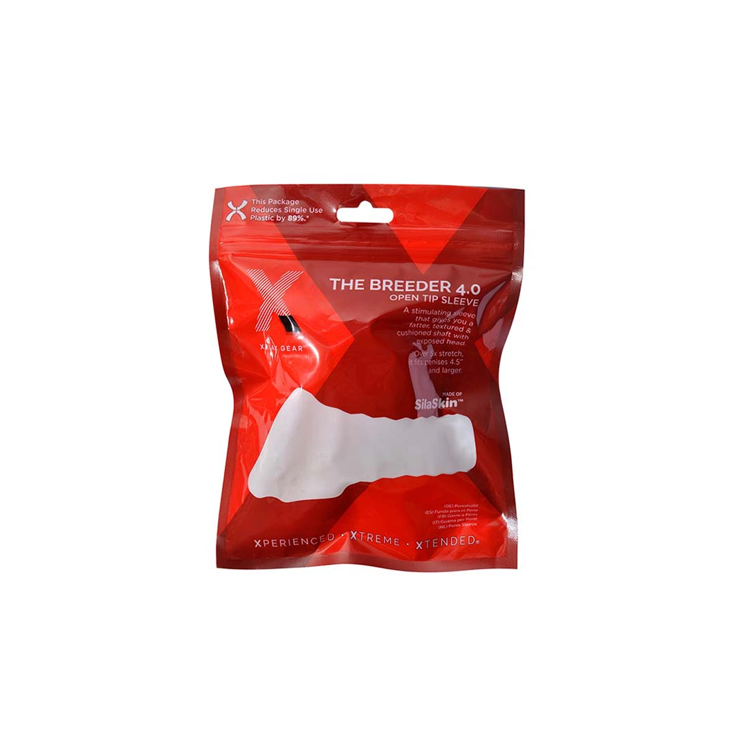 Nakładka na penisa i jądra wykonana z przezroczystego silikonu Perfect Fit Brand 10 cm