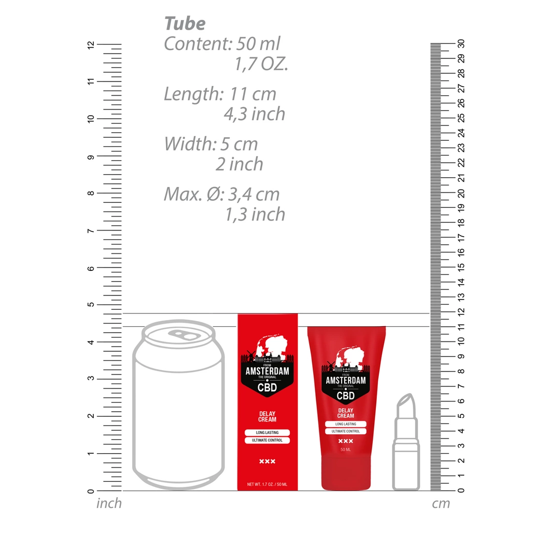 Pharmquests CBD Delay Cream 50 ml - krem wydłużający czas intymny