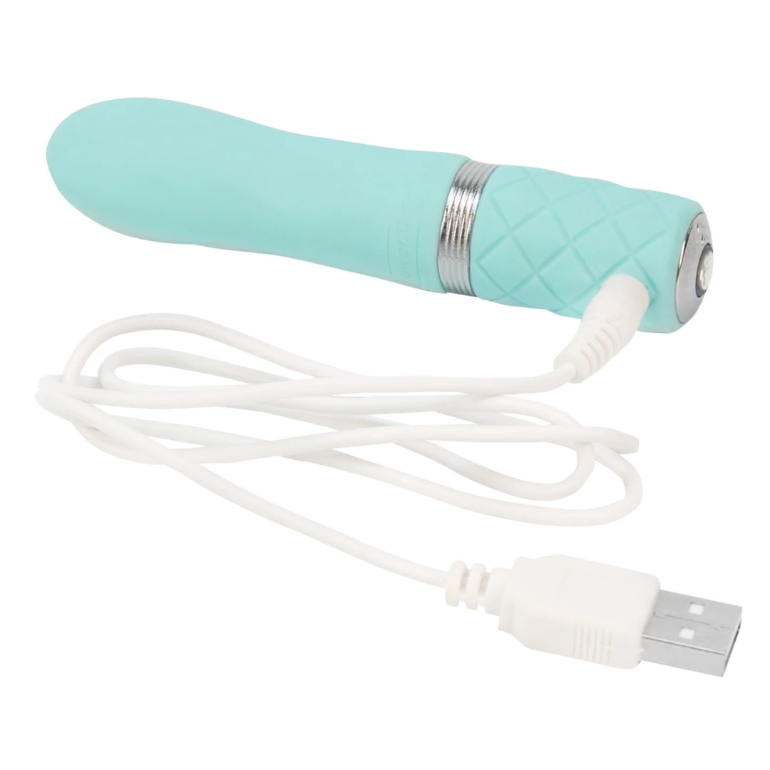 Miniwibrator jasnoniebieski silikonowy do masturbacji łechtaczki Pillow Talk Flirty Teal Miniwibrator jasnoniebieski silikonowy do masturbacji łechtaczki Pillow Talk Flirty Teal