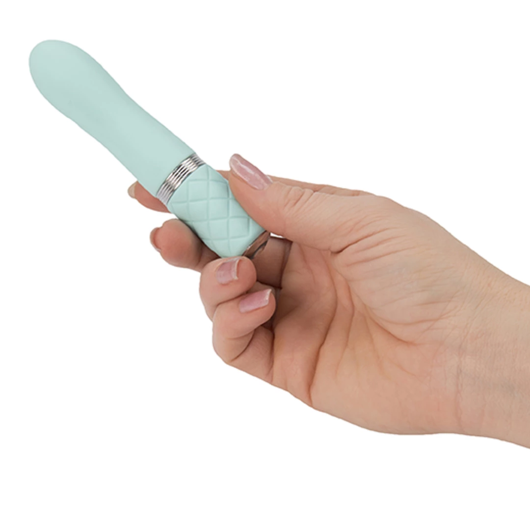 Miniwibrator jasnoniebieski silikonowy do masturbacji łechtaczki Pillow Talk Flirty Teal Miniwibrator jasnoniebieski silikonowy do masturbacji łechtaczki Pillow Talk Flirty Teal