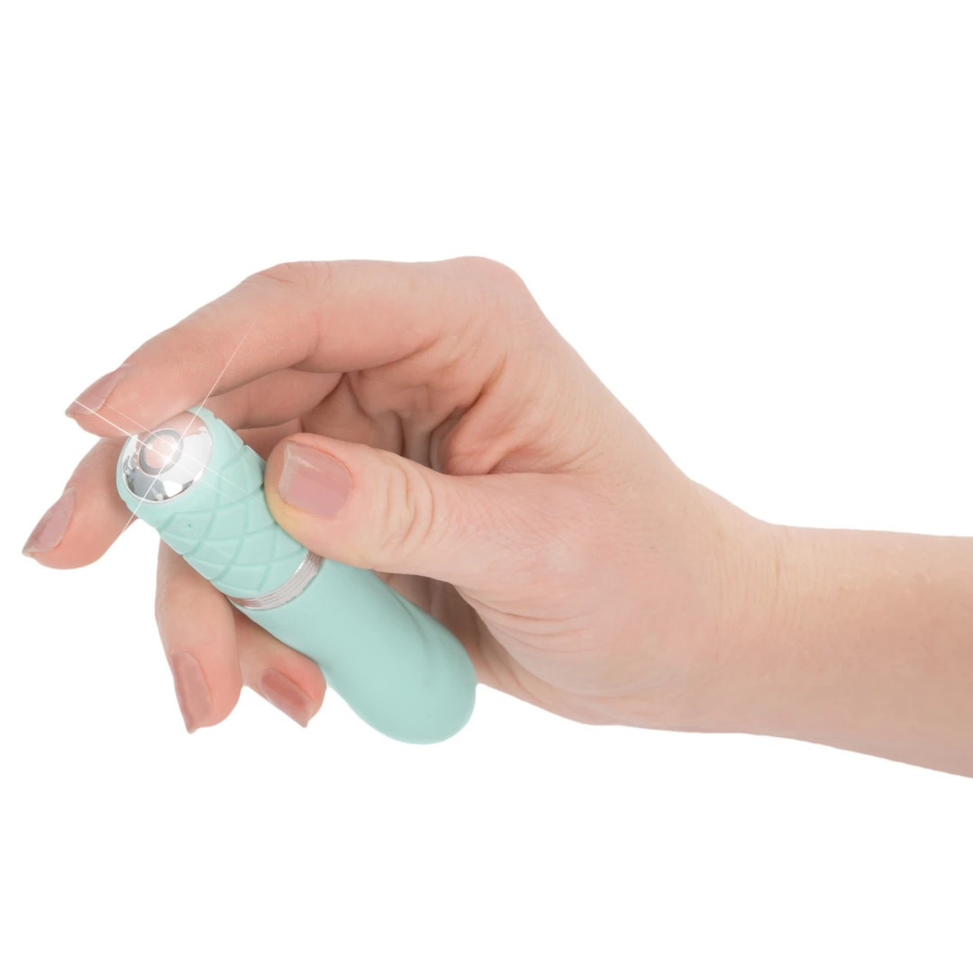 Miniwibrator jasnoniebieski silikonowy do masturbacji łechtaczki Pillow Talk Flirty Teal Miniwibrator jasnoniebieski silikonowy do masturbacji łechtaczki Pillow Talk Flirty Teal