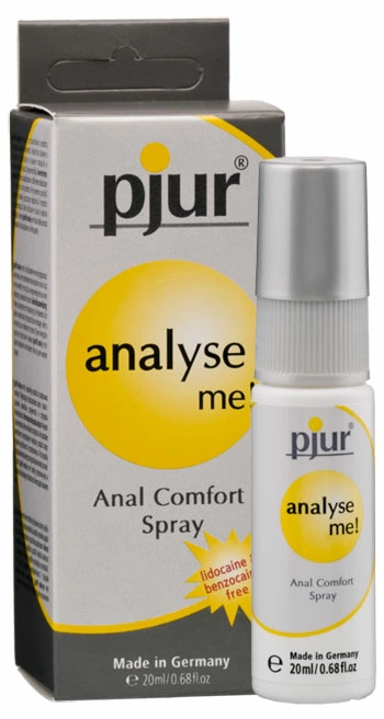 Silikonowy spray do seksu analnego o łagodnym działaniu znieczulającym Pjur Analyse Me 20 ml