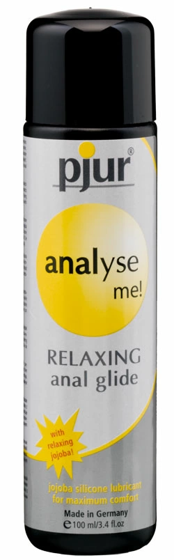 Lubrykant analny na bazie silikonu o działaniu relaksującym Pjur Analyse Me 100 ml