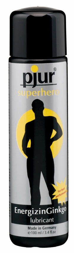 Wodny lubrykant dopochwowy z ekstraktem z miłorzębu japońskiego Pjur Superhero Energizin Ginkgo 100 ml