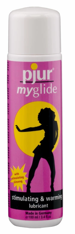 Rozgrzewający lubrykant wodny do seksu waginalnego z korzeniem żeń-szenia Pjur MyGlide 100 ml