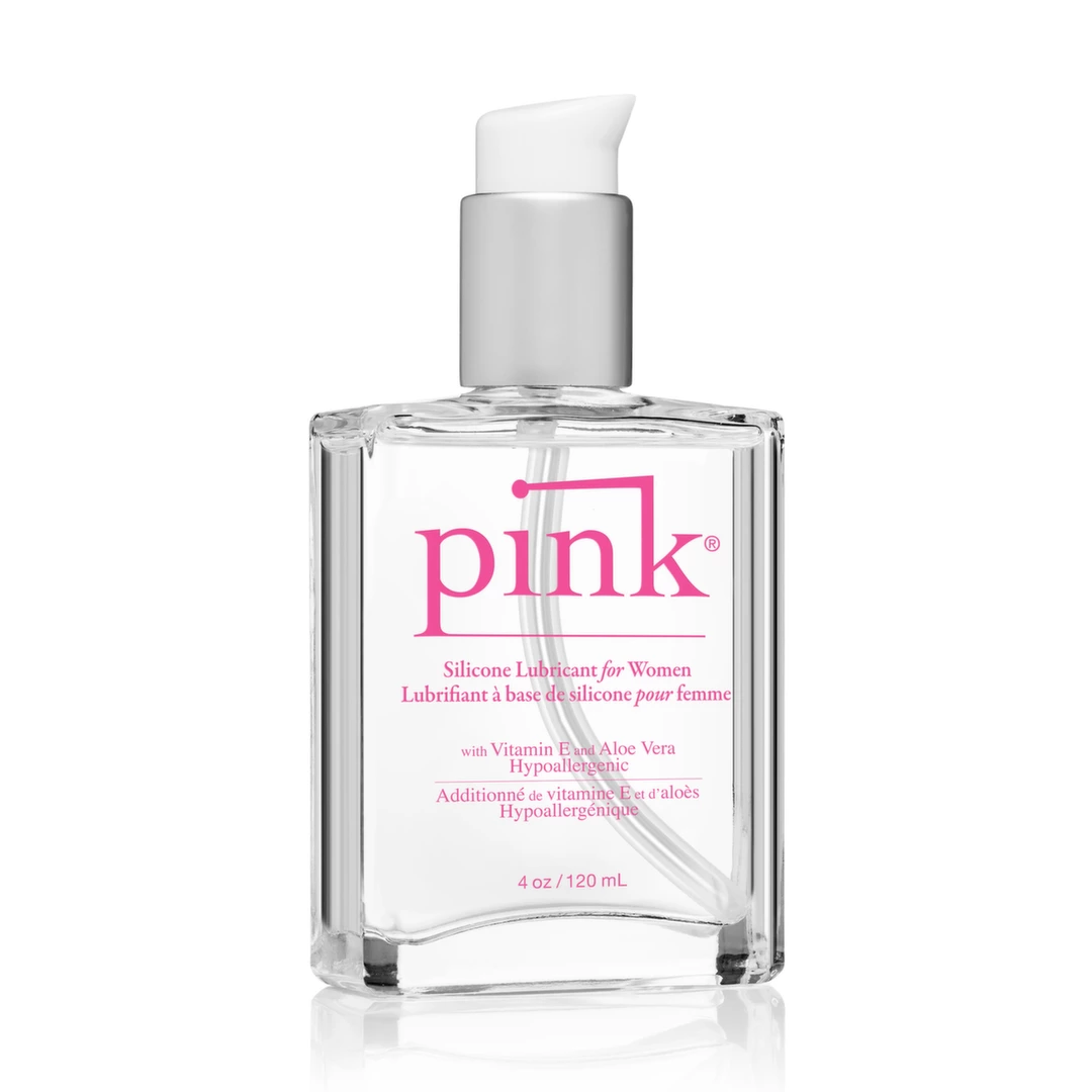 Lubrykant na bazie silikonu do seksu waginalnego Pink Silicone 120 ml