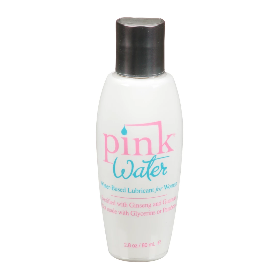 Lubrykant do masturbacji i seksu waginalnego na bazie wody z ekstraktami z aloesu, guarany i żeń-szenia Pink Water 80 ml