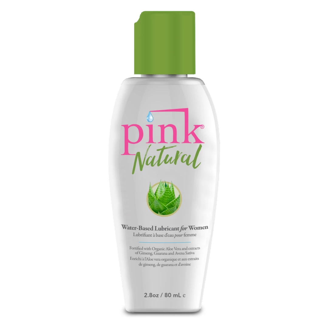 Lubrykant na bazie wody do seksu waginalnego Pink Natural Water Based 80 ml