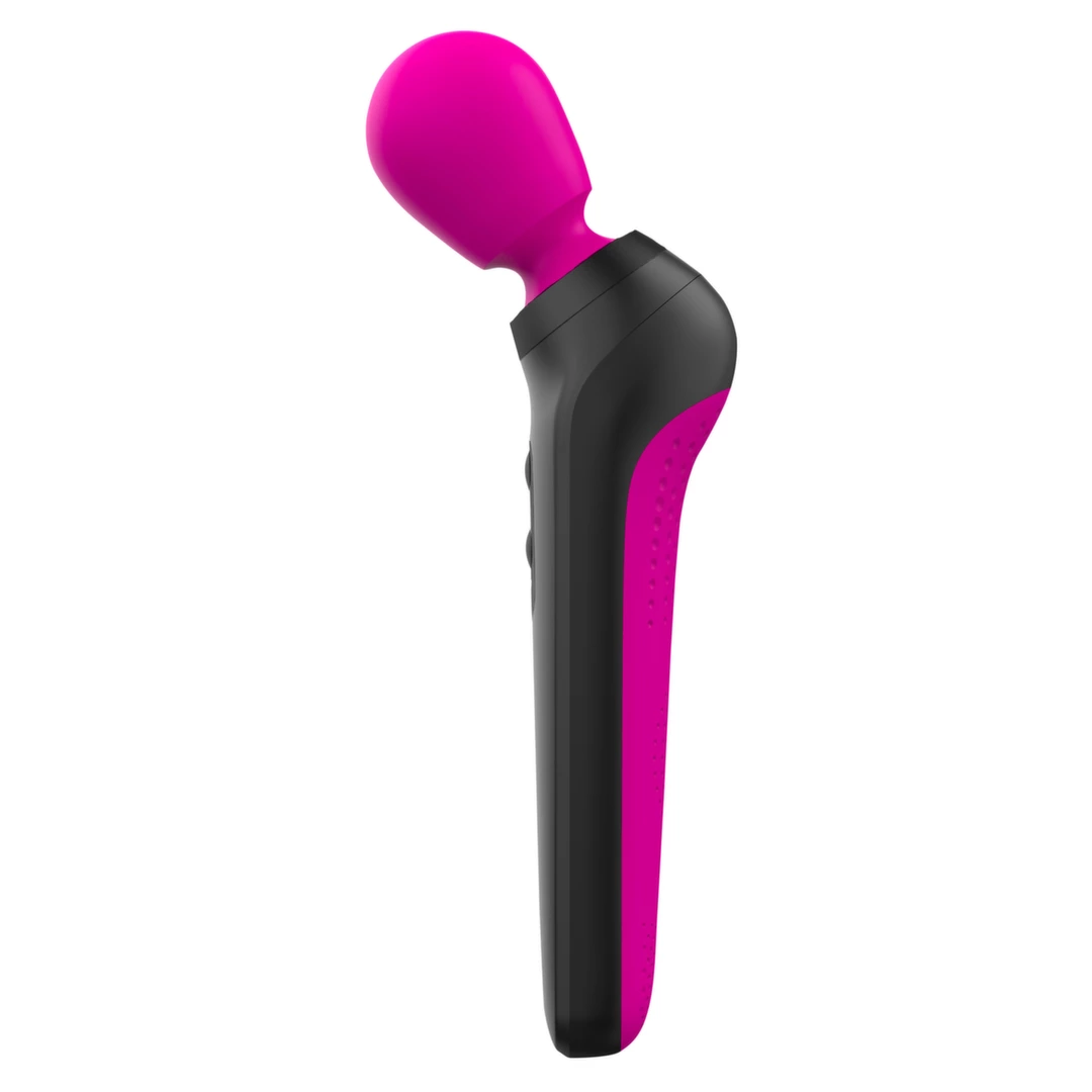 Wibrator silikonowy do masturbacji łechtaczki potężny w kolorze czarno różowym PalmPower Extreme Wand Massager Wibrator silikonowy do masturbacji łechtaczki potężny w kolorze czarno różowym PalmPower Extreme Wand Massager