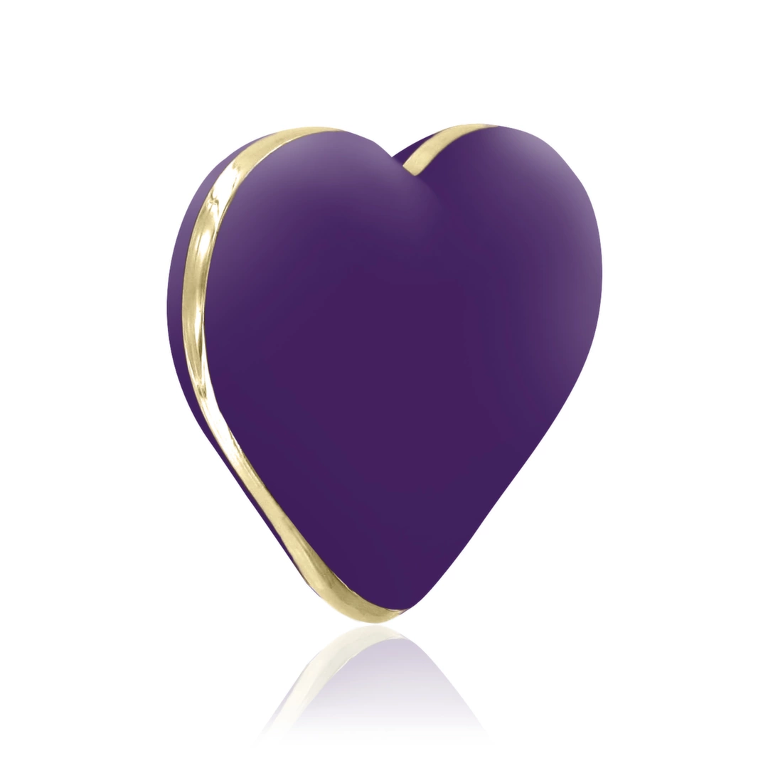 Wibrator fioletowy silikonowy w kształcie serca do zewnętrznej stymulacji łechtaczki Rianne S Icons Heart Wibrator fioletowy silikonowy w kształcie serca do zewnętrznej stymulacji łechtaczki Rianne S Icons Heart