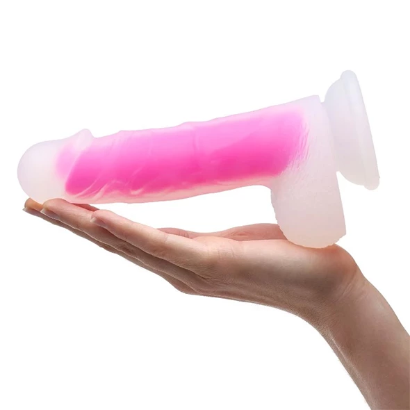 Realistyczne dildo silikonowe do masturbacji w kolorze różowym z przyssawką So Divine Glorious Real Skin Realistyczne dildo silikonowe do masturbacji w kolorze różowym z przyssawką So Divine Glorious Real Skin