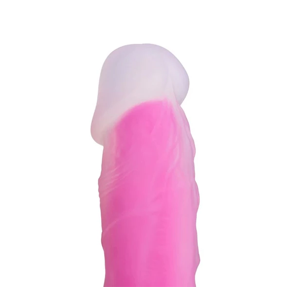 Realistyczne dildo silikonowe do masturbacji w kolorze różowym z przyssawką So Divine Glorious Real Skin Realistyczne dildo silikonowe do masturbacji w kolorze różowym z przyssawką So Divine Glorious Real Skin