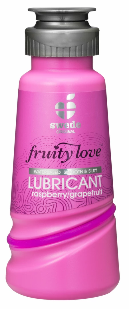 Naturalny lubrykant wodny o smaku malinowym i grejpfrutowym Swede Fruity Love 100 ml 