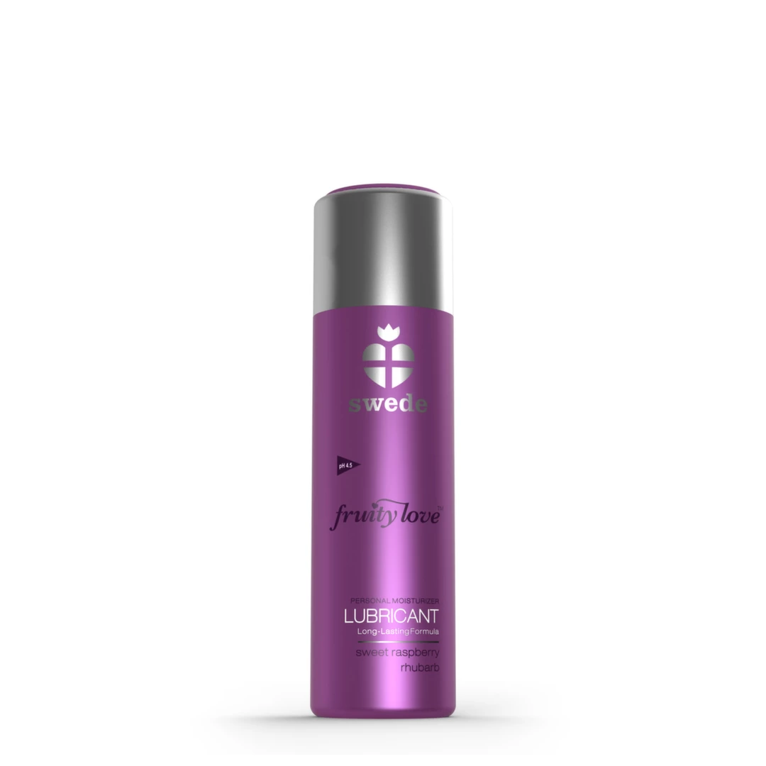Lubrykant na bazie wody o smaku malin i rabarbaru Swede Fruity Love 50 ml