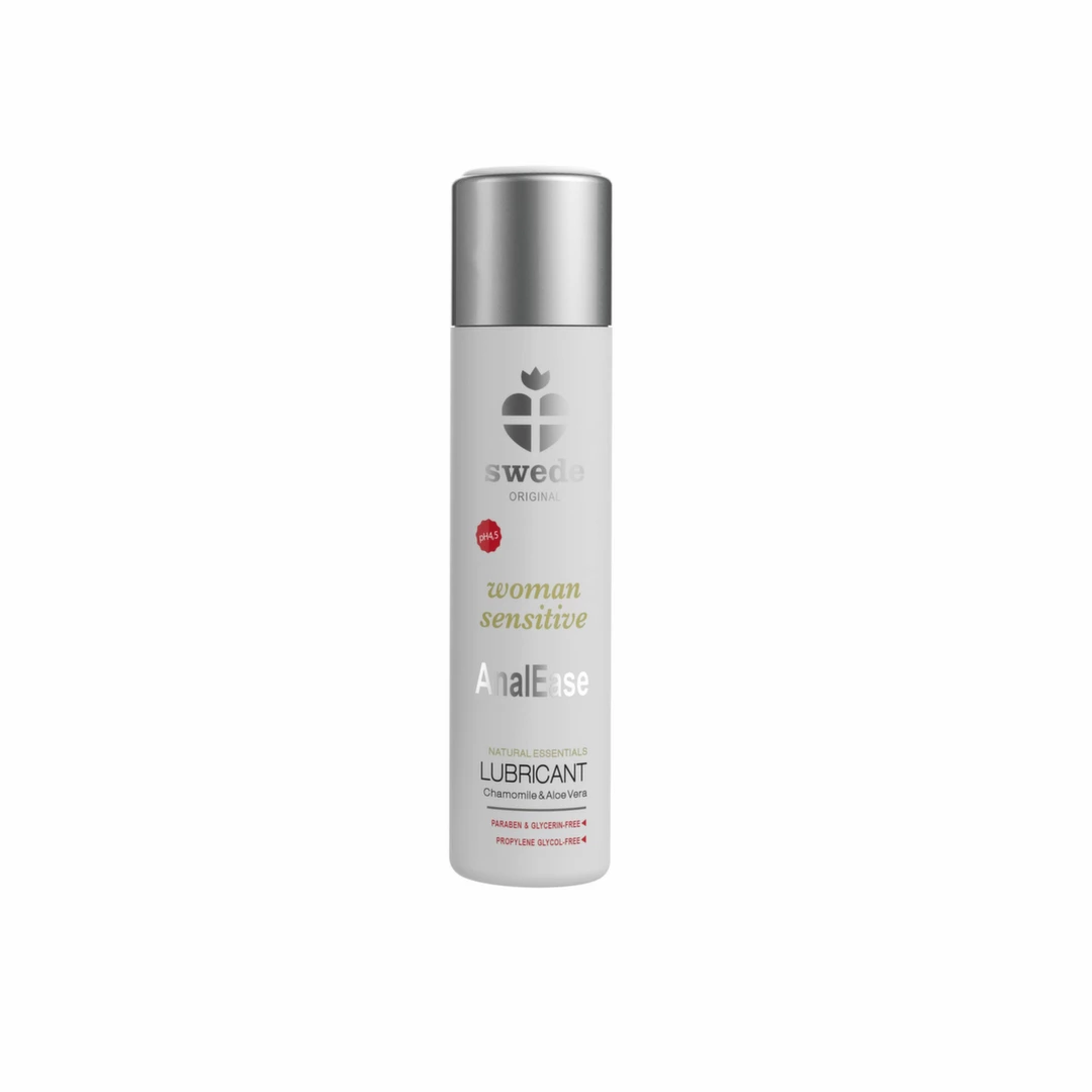 Lubrykant analny na bazie wody z aloesem i rumiankiem Swede Woman Sensitive 60 ml