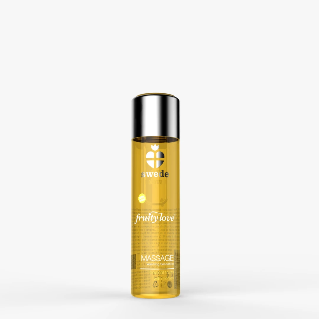 Olejek do masażu jadalny o aromacie egzotycznych owoców i miodu Swede Fruity Love 60 ml