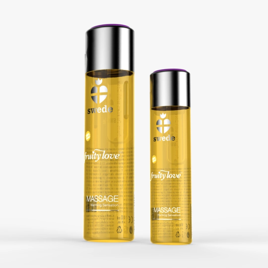 Olejek do masażu jadalny o aromacie egzotycznych owoców i miodu Swede Fruity Love 60 ml