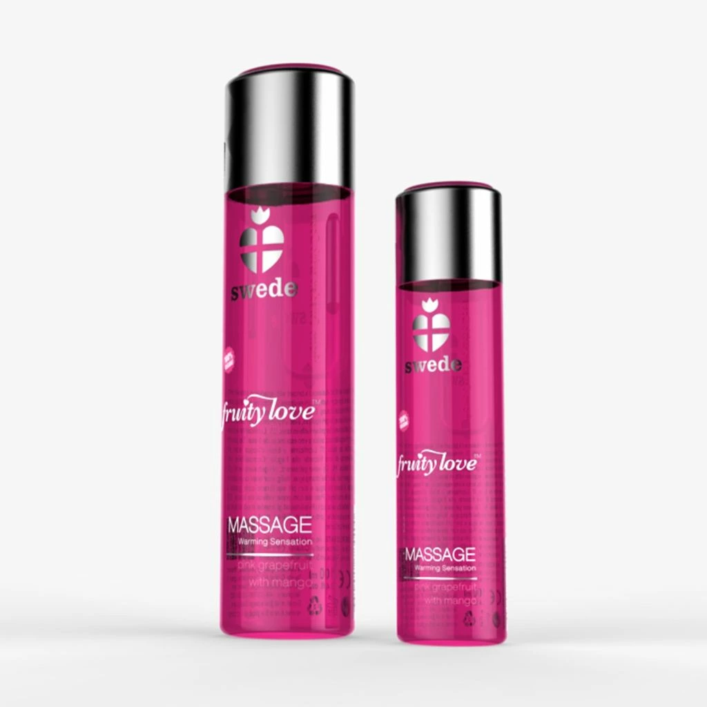 Olejek do masażu jadalny o aromacie grejpfruta i mango Swede Fruity Love 120 ml