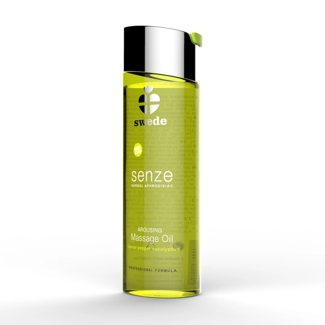 Olejek do masażu o aromacie cytryny pieprzu i eukaliptusa Swede Senze 75 ml