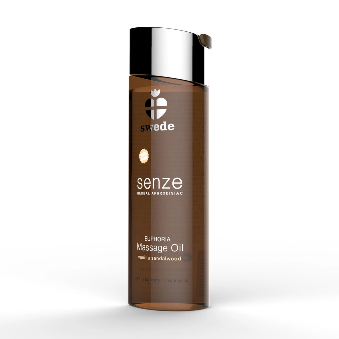 Olejek do masażu o zapachu wanilii i drzewa sandałowego Swede Senze 150 ml