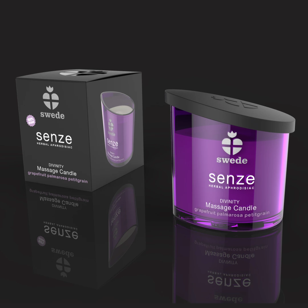 Świeca do masażu z aromatem grejpfruta palmarosy i pomarańczy Swede 50 ml
