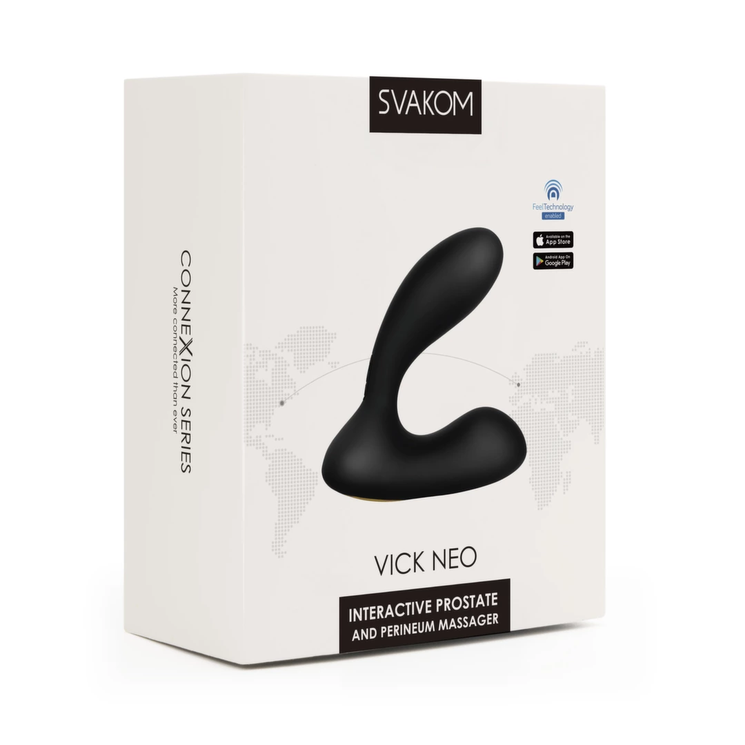 Podwójny wibrator silikonowy zakrzywiony do stymulacji łechtaczki i punktu w kolorze czarnym G Svakom Connexion Series  Podwójny wibrator silikonowy zakrzywiony do stymulacji łechtaczki i punktu w kolorze czarnym G Svakom Connexion Series