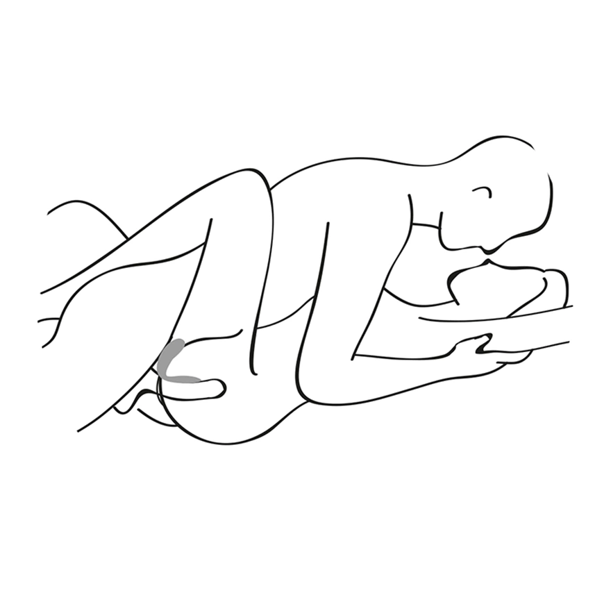 Czarny silikonowy wibrator do stymulacji punktu G i łechtaczki z pilotem Satisfyer Double Fun 