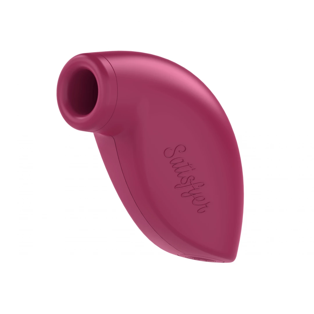 Silikonowy wibrator w kolorze fuksji do stymulacji łechtaczki z podciśnieniem w kształcie liścia Satisfyer One Night Stand