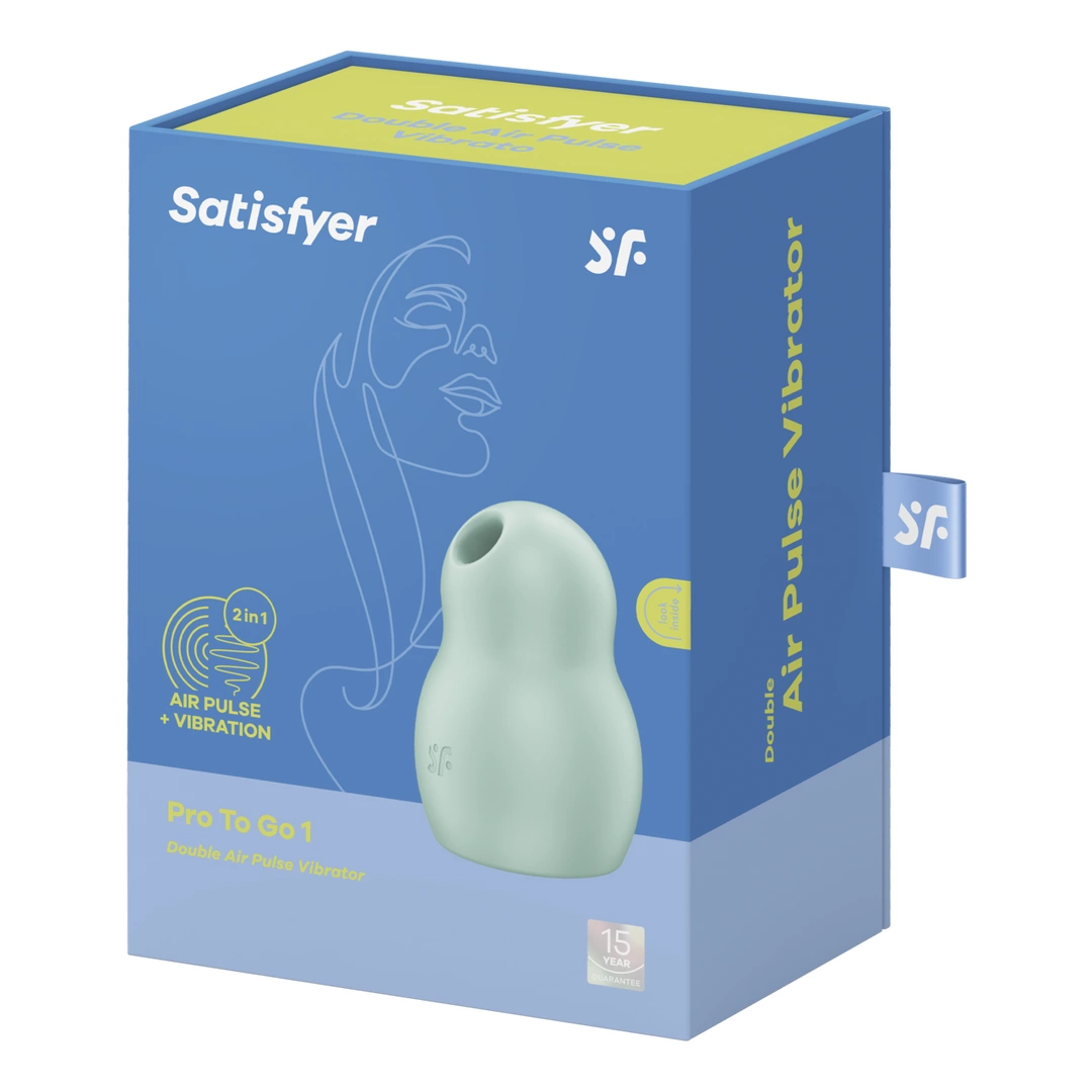 Satisfyer Pro To Go 1 - Kompaktowy model z podwojną pulsacją powietrza