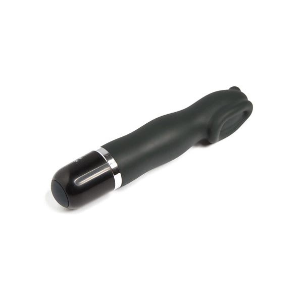 Czarny silikonowy wibrator o oryginalnym kształcie do masturbacji łechtaczki Fifty Shades of Grey Sweet Touch